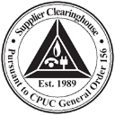 Supplier Clearinghouse CPUC General Order 156 Compliance logo